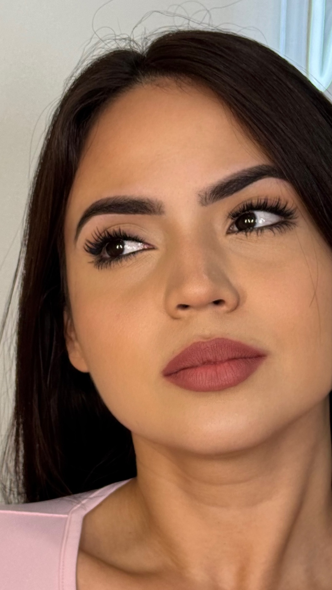 Wispy lash set + henna brows